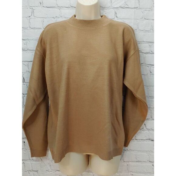 Classic Tan Women's Sweater - Picture 4 of 4